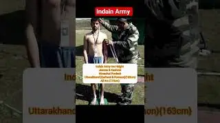 army me height 💪 #armymotivation #indainarmy