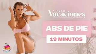 #RetoVACACIONES 🏖️ | 19' Abs de pie | Juli Puente