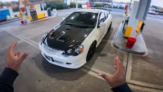 Первая поездка на Honda Integra мощностью 262 л.с. (POV)