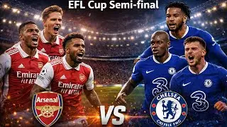Arsenal vs Chelsea EFL Cup Semi-final Live Stream