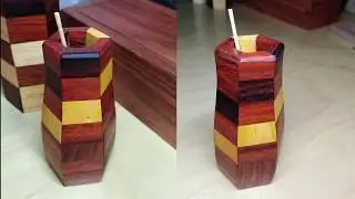 Wooden Homemade Toothpick Holder