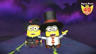 Minion Rush Magician Minion and Witch Minion on a Special Mission Spooky Party at Halloween Volcano
