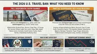 Podcast - The US Just Blocked 40 Countries? 2026 Travel Ban Crisis!