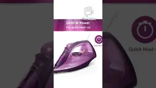 New Philips Easyspeed Plus Steam iron 2400W Quick Heat #shorts