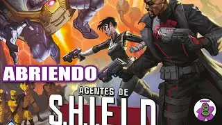 MARVEL CHAMPIONS expansión AGENTES DE SHIELD - Dentro de la Caja - Unboxing Juego de Mesa