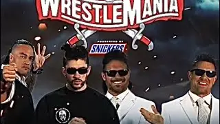 WWE | BAD BUNNY & DAMIEN PRIEST VS THE MIZ & JOHN MORRISON [WRESTLEMANIA 37 MOVING MATCH CARD]