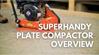 SuperHandy Plate Compactor in Action &ndash; 7HP Power - Product Overview (GUO118)