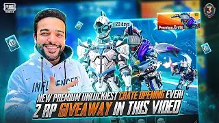 NEW PREMIUM CRATE OPENING | RP GIVEAWAY | 250+ CRATES OPENING | PUBG CRATE OPENING