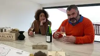 Melanie & Beno&icirc;t Tarlant explaining their Cuv&eacute;e ZERO Brut Nature