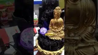 Meditating Buddha Indoor Table Top Water Fountain for Home Decor ! #homedecor #fountain #interior