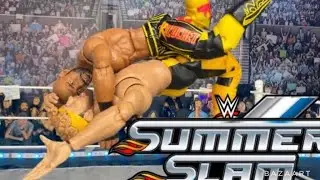 LOGAN PAUL VS RICOCHET WWE ACTION FIGURE MATCH! #loganpaul #summerslam