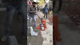 Manual Block Cutter Machine | Brick Cutting Machine | Pitrukrupa Industries #BrickCuttingMachine #GS