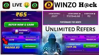 Winzo Gold Unlimited Refer Trick | Winzo Refer Bypass | Refer Karke Paise Kaise Kamaye 2025