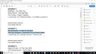 Making Cue Sheets