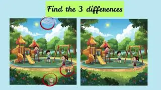 Spot the difference Part 1|Brain development activitY for kids | Kids  activity| #spotthedifference
