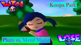 Plum vs. Metal Mario (Koopa Park)