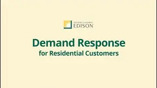 Demand Response for Residential Customers