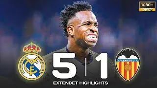 Real Madrid 5 - 1 Valencia | HIGHLIGHTS