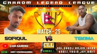 Sofiqul vs Tekima🎉👑 | 1st round | knockout stage | CLL | 25th  match