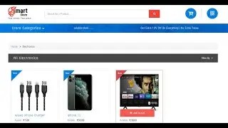 Online Shopping Store 🛒 Project (with QR CODE SCANNER 🤳) in PHP/HTML5/CSS/Javascript/Mysql