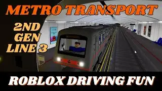 Metro transport 2nd generation train line 3 - Roblox