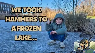 We Took Hammers to a Frozen Lake… 🥶🔨