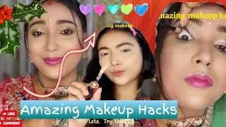 Amazing makeup hacks #beautyhacksforgirls #beginners #makeuptipsandtrick #exploring #newhacks #viral