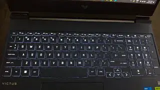 How to turn on hp victus keyboard backlit light 2025 | Hp victus #Hp #keyboard #hpvictus #hpvictus15