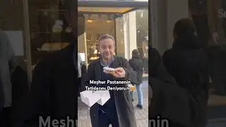 Meşhur Pastanenin Efsane Tatlılarını Deniyorum #tatlı #tadımtesti