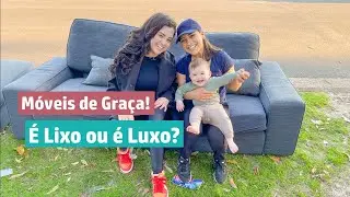 É LIXO ou É LUXO - Pegamos móveis de graça para uma amiga!
