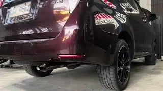Full exhaust on Toyota innova soundcheck -Nitrofuze garage