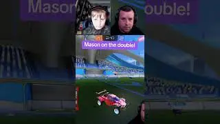 Mason on the double! #rocketleague #fatherandson #dadandlad