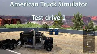 American Truck Simulator, first try.