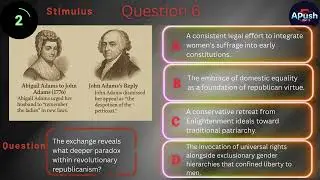 APUSH Midterm Review: Periods 1-4 | Video 1(HARD!) | Stimulus-Based Multiple Choice Questions (MCQs)