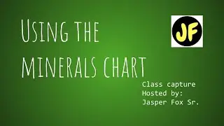 minerals reference table