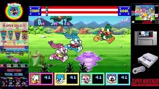 [TAS] SNES - Tiny Toon Adventures: Wacky Sports Challenge [Marathon 42195m] in 1:40:02 by VELHO