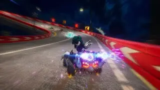 Werehog in Radical Highway & Golden Temple - Sonic Racing CrossWorlds Gameplay