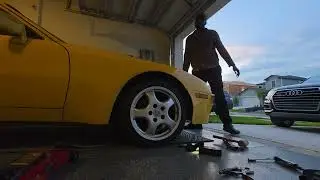Porsche 944 - control arm replacement 