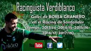 Goles de Borja Granero con el Racing de Santander