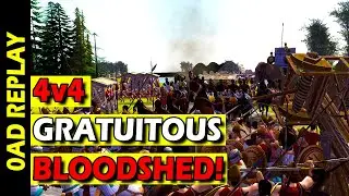 0AD &ndash; 4v4 Gratuitous Bloodshed!