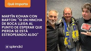 Martín Kohan con Barton: 
