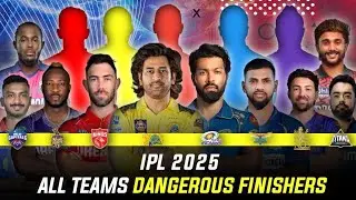 IPL 2025: All Teams' Most Dangerous Finishers! Hardik Pandya, MS Dhoni & Andre Russell Shine