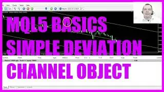 LEARN MQL5 TUTORIAL BASICS - 92 SIMPLE DEVIATION CHANNEL OBJECT