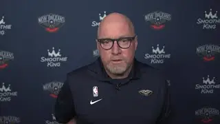 Pelicans Executvie Vice President David Griffin talks firing Head Coach Alvin Gentry