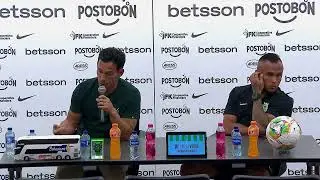 Rueda de prensa de Nacional tras su partido con Boyacá Chicó