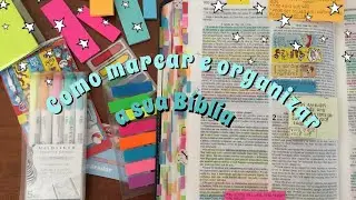 Minha Bíblia +  como marcar a Bíblia