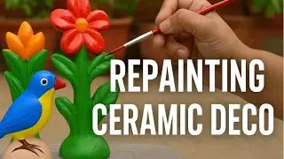 Repainting Ceramic Garden Decor | Fresh Look for My Terrace Garden