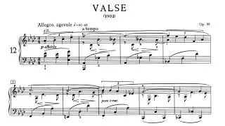 Scriabin - Valse op. 38 (Sofronitsky)