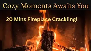 Cozy Fireplace Crackling Sounds for Deep Relaxation | Calming Fire Ambience