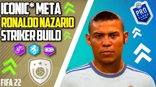 FIFA 22 PRO CLUBS - THE MOST ICONIC *META* R9 STRIKER BUILD 👑🐐 RONALDO NAZARIO RECREATION BUILD/FACE